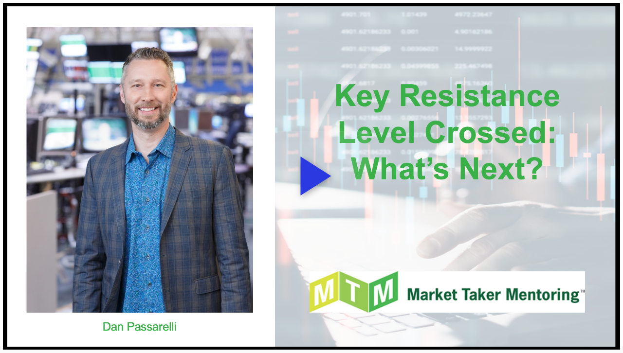 Key Resistance Level Crossed What's Next? Market Taker