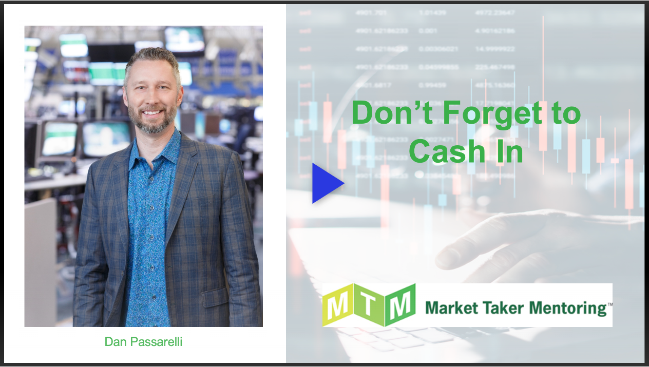 Don't forget to cash in